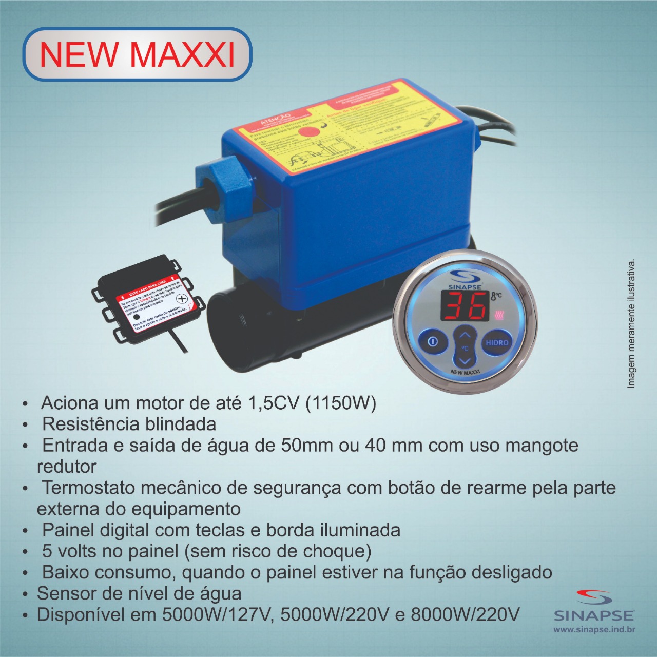 AQUECEDOR NEW MAX 8000/220V