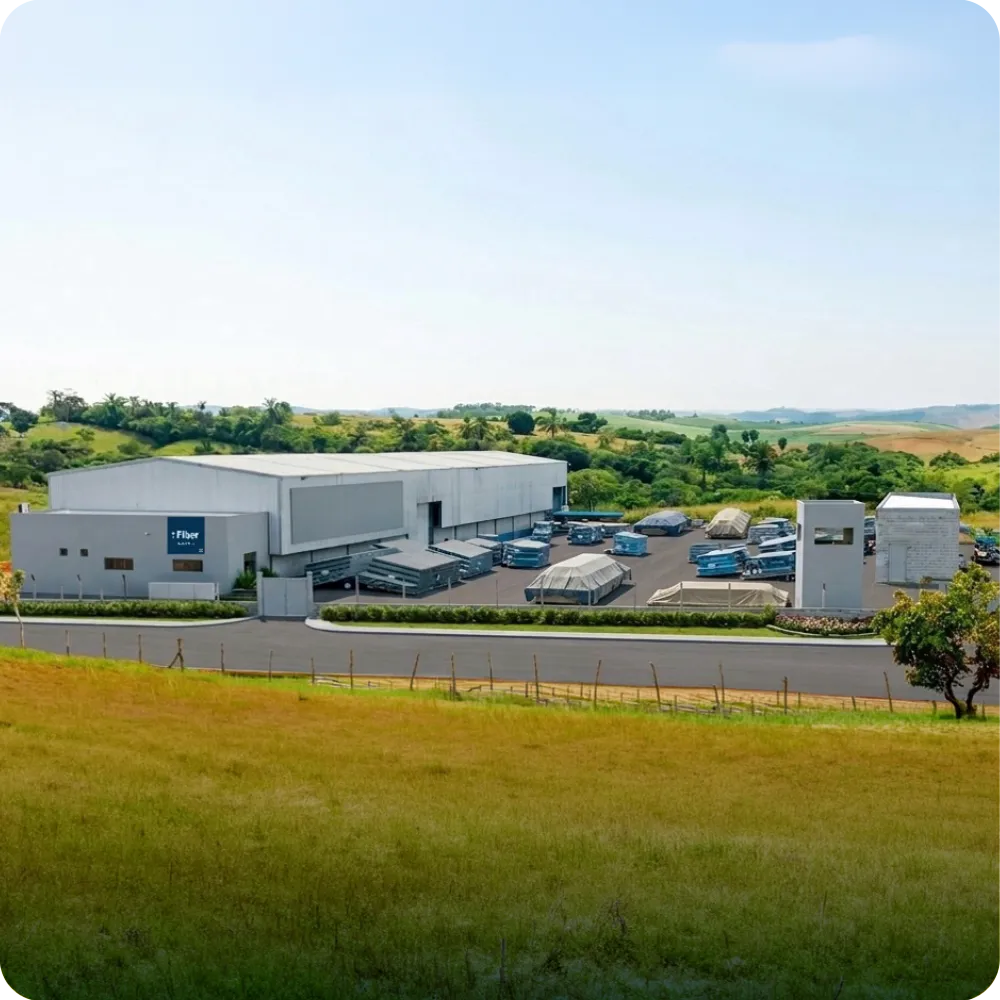 Fábrica de piscinas Fiber no Nordeste