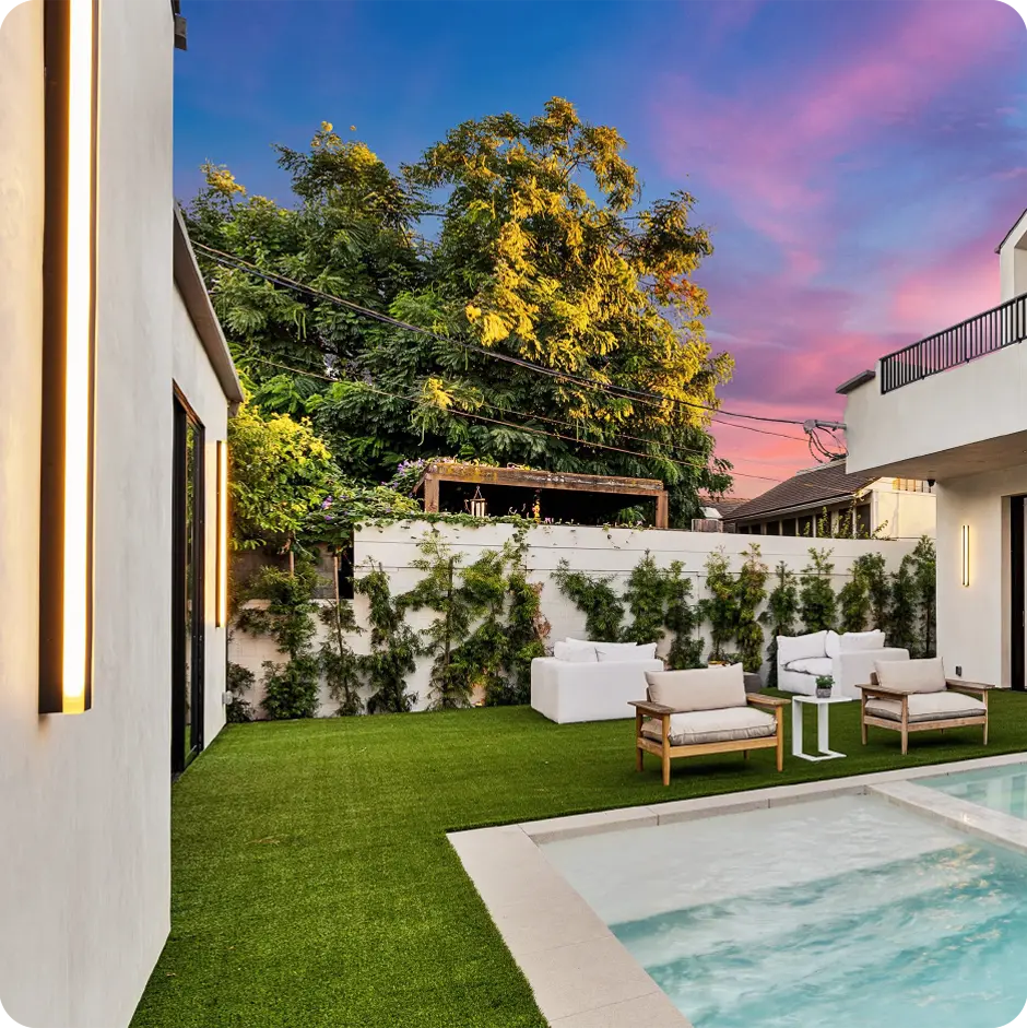 Piscina Granitada® Fiber — ambiente residencial premium