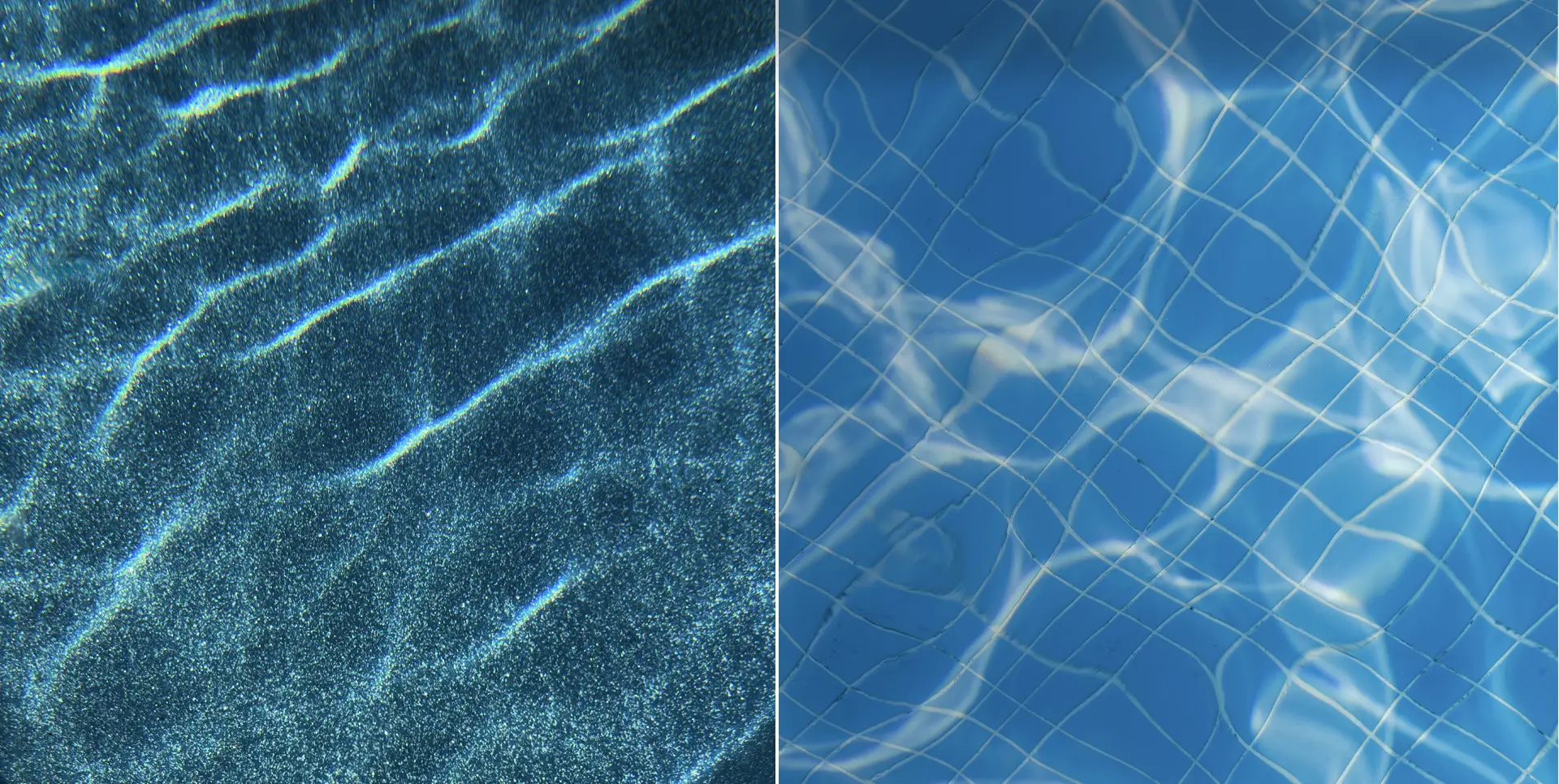 Comparativo de piscinas — Granitada®, concreto e fibra