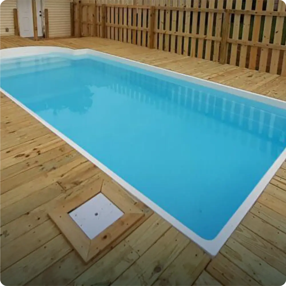 Modelo de piscina de fibra