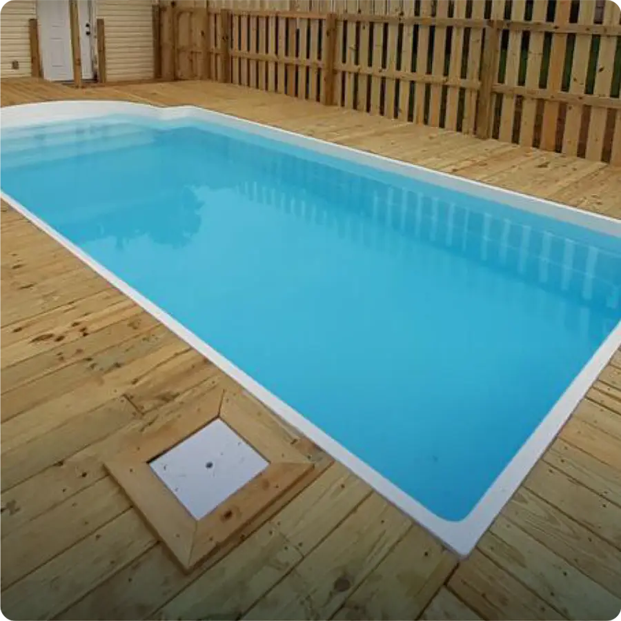 Modelo de piscina de fibra