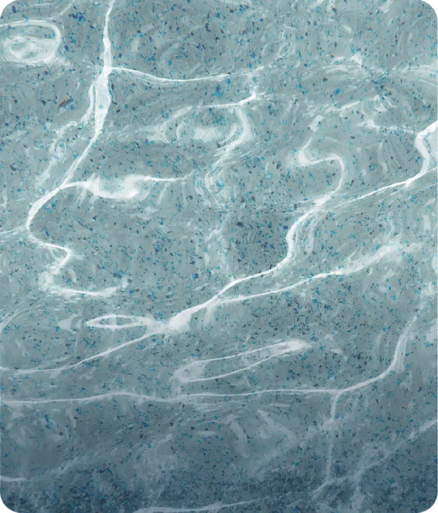 Cor Ocean Gray Platinum — água da piscina Granitada®