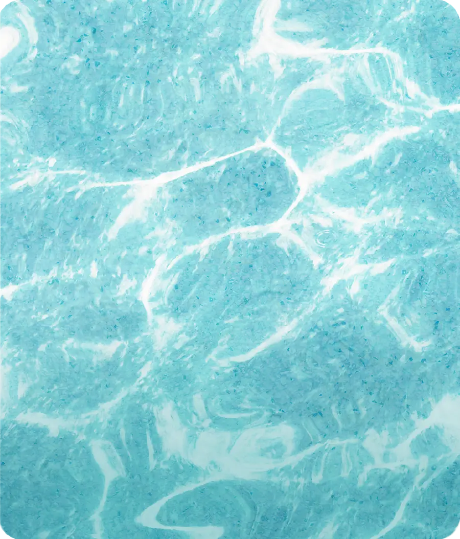 Cor Pérola — água da piscina Granitada®