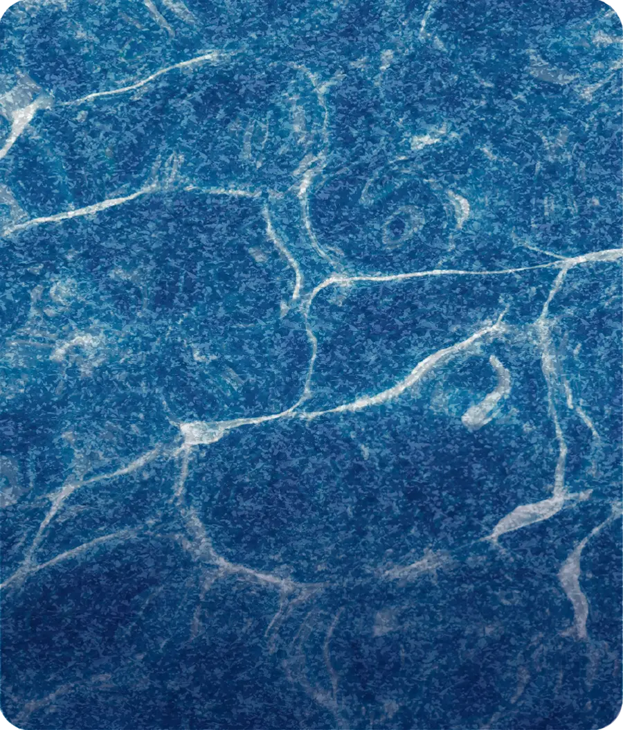 Cor Deep Blue Platinum — água da piscina Granitada®