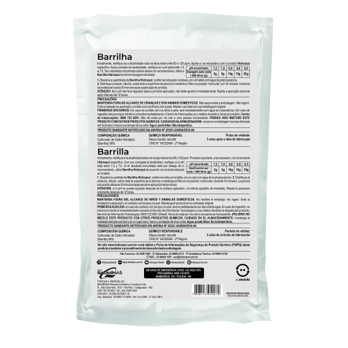 Barrilha Elevador de PH Verso